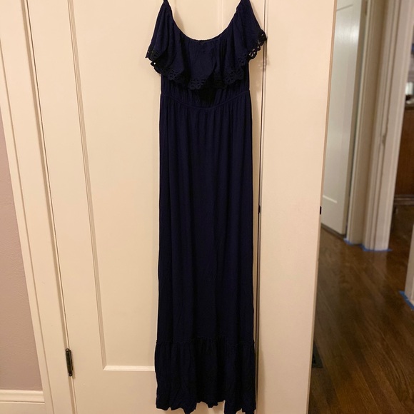 New w/tags Felicity & Coco ruffled strapless dress - Picture 3 of 6